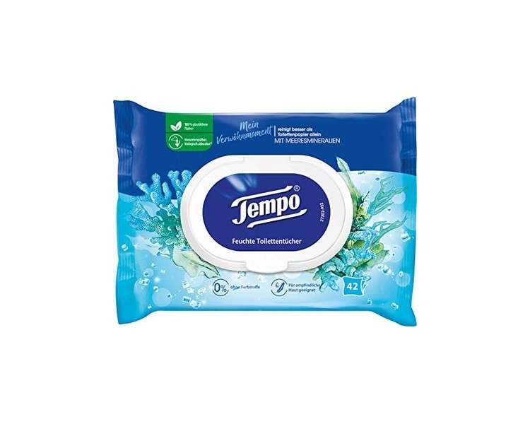 Tempo Moisturizing Moment with Sea Minerals Moist Toilet Tissues