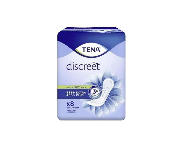 TENA Discreet Extra Plus 8 Pads