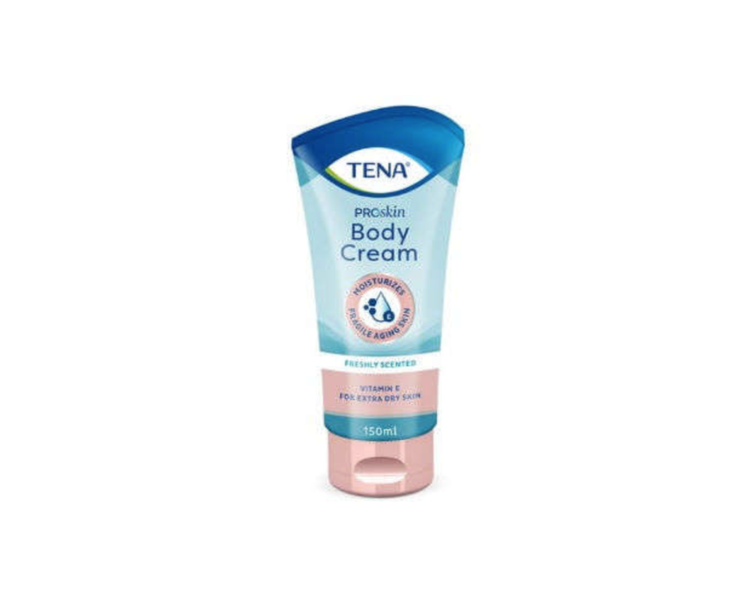 Tena ProSkin Body Cream Extra Dry Skin Vitamin E Cream 150ml
