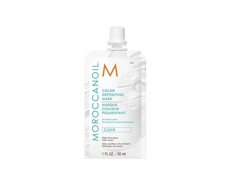 Moroccanoil High Shine Gloss Colour Depositing Mask Clear 30ml