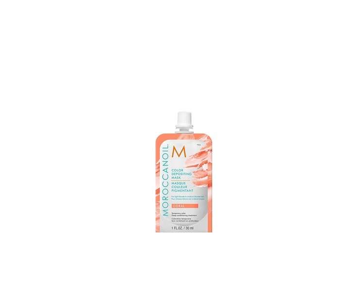 Moroccanoil Color Depositing Mask Packette 1 Fl Oz Coral