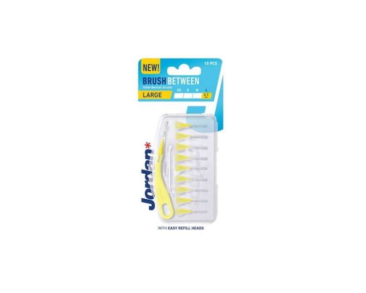 Jordan Brush Between Interdental Brushes L 10pcs