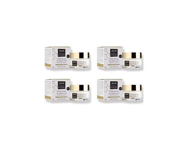 Helia-D Cell Concept Firming and Anti-Wrinkle Day Face Cream 45+ 50ml - Pack of 4