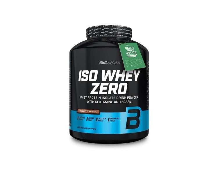 BioTechUSA Iso Whey Zero Premium Whey Protein Isolate 2.27kg Chocolate