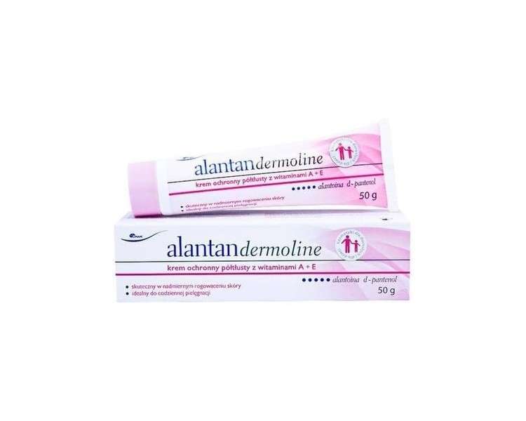 Alantan Dermoline Semi-Skimmed Vitamin A+E Cream 50g