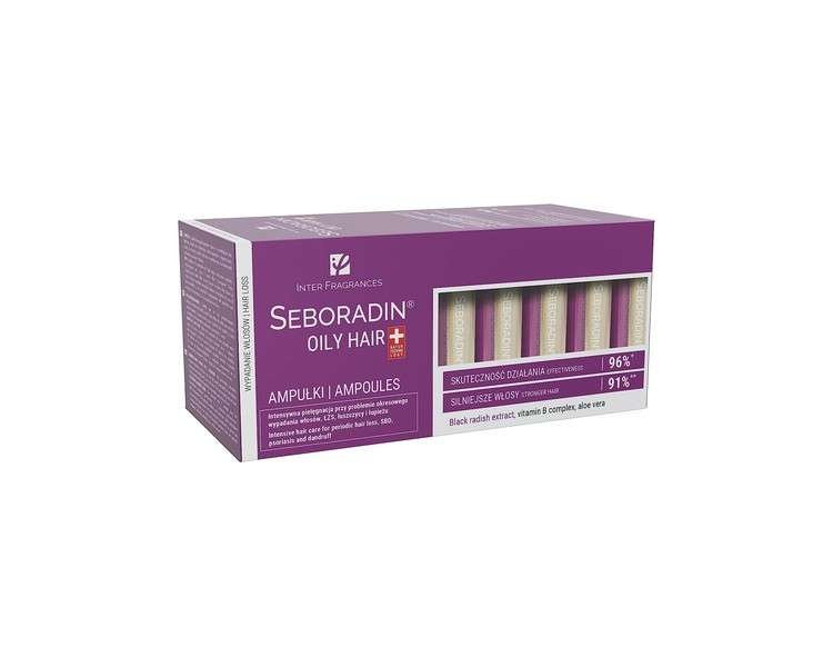 Seboradin Oily Hair Serum Ampoules 14 x 5.5ml - Pack of 14