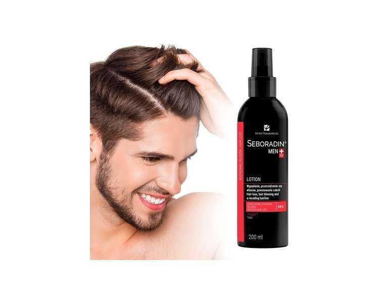 SEBORADIN MEN Hair Lotion for Hair Loss and Thinning 200ml - Hair & Scalp Treatment