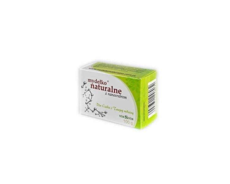 Natural Soap with Nanosilver 100g VINSVIN Cube