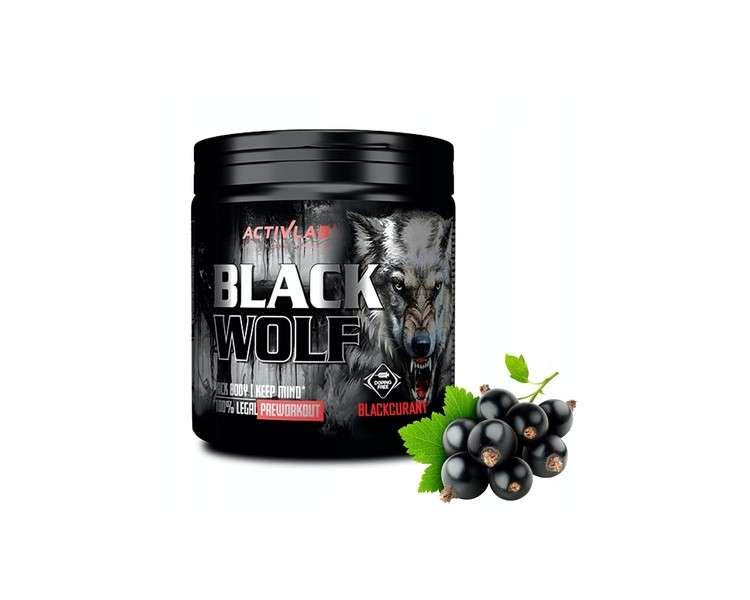Activlab Black Wolf 300g Creatine Strong Pre-Workout Beta Alanine