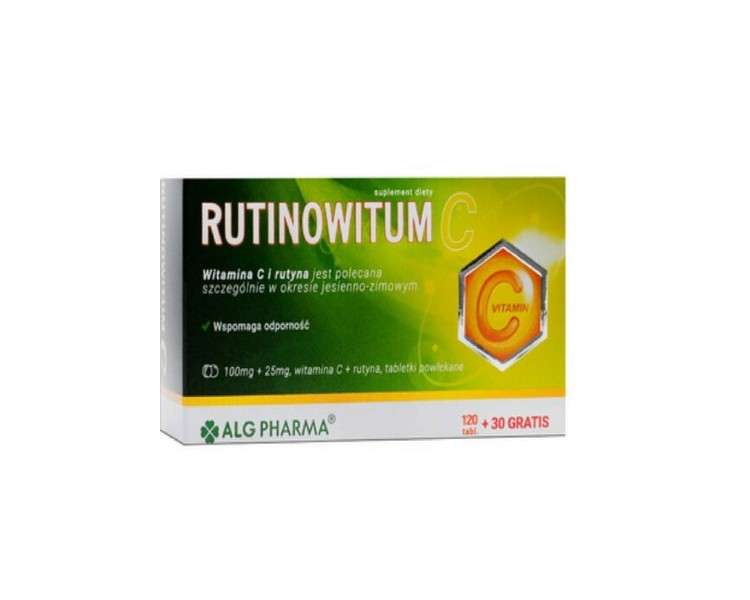 RUTINOWITUM C Immunity Vitamin C Cold Routine 150 Tablets