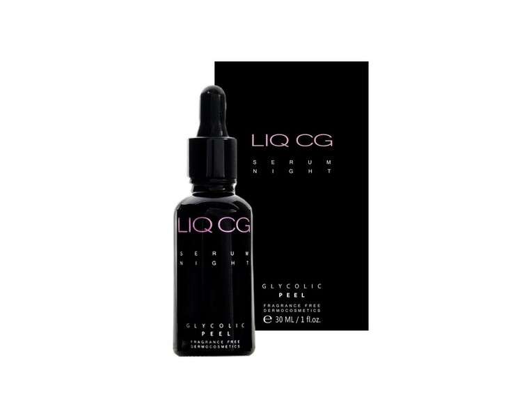 Glycolic Peel Serum Night for Face CG All Skin Types 7% Glycolic Acid 30ml