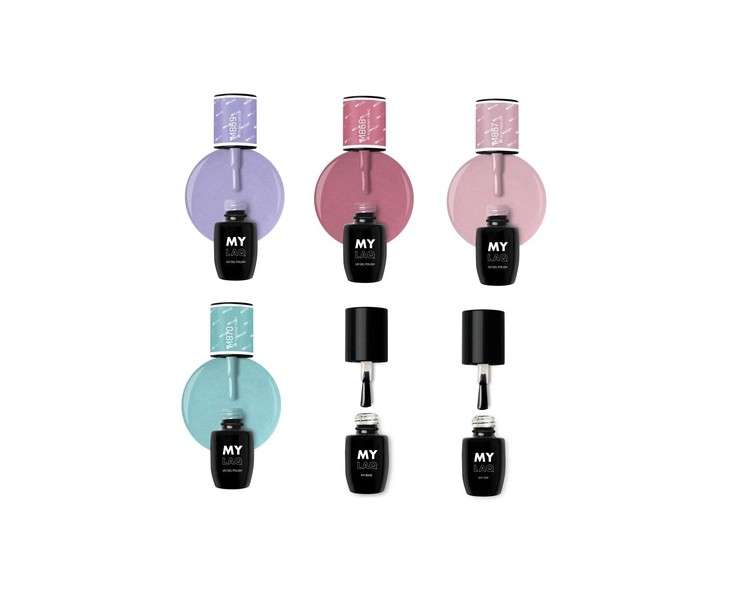 MyLaQ NEONAIL UV Nail Polish 5ml My Bestie's Time Base Top UV Nail Polishes Super