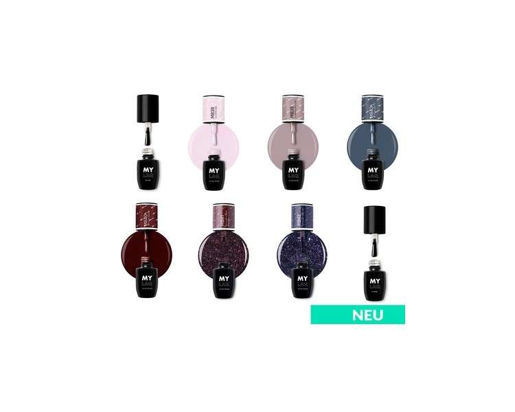 MyLaQ NEONAIL UV Nail Polish 5ml MY Classy Colours Base Top