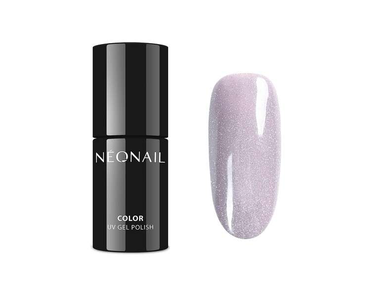 Neonail Pink Glitter with Particles UV Nail Polish 7.2ml UV LED Queen of Fun