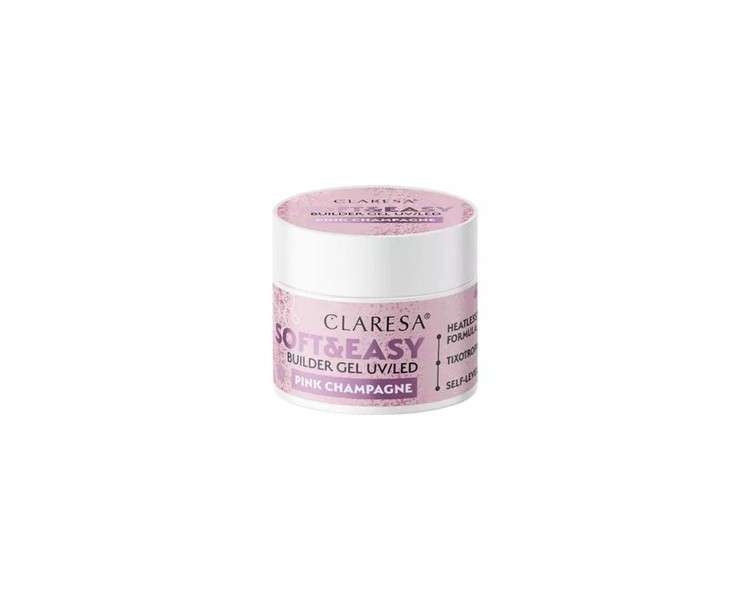 Claresa Soft & Easy Building Gel UV/LED Pink Champagne 12g