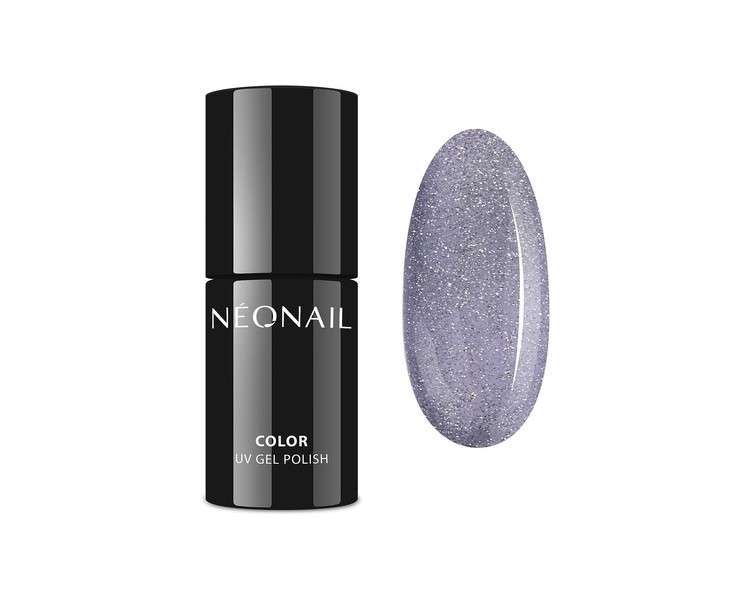 NEONAIL Grey UV Nail Polish 7.2ml Crushed Crystals UV LED 8897-7