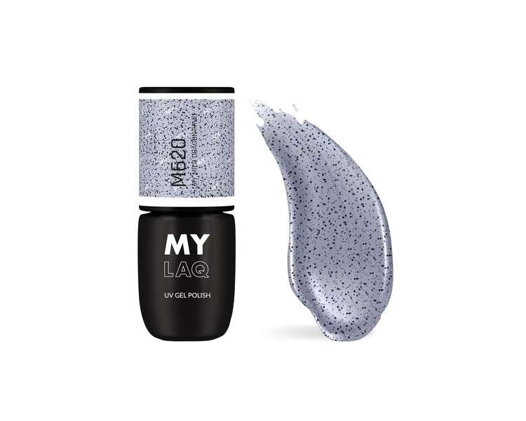 MYLAQ UV Nail Polish Silver 7.2ml - My Mild Dragon Fruit