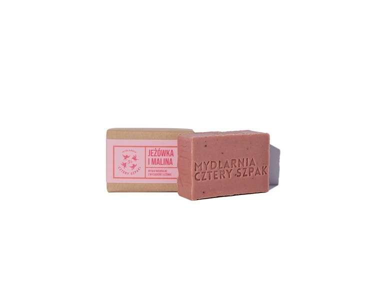 Echinacea Raspberry Soap with Echinacea Extract Handmade Shea Butter for Bath and Body