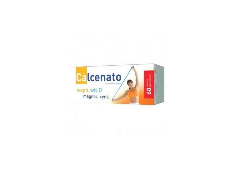 Calcenato Vitamin D3 Magnesium Calcium Zinc 60 Tablets