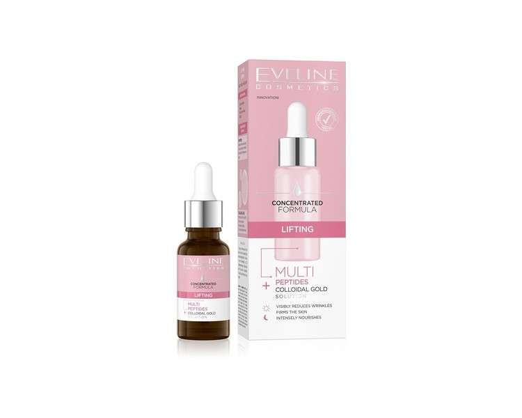 Eveline Concentrated Formula Lifting Serum Multi Peptides Face Neck 18ml