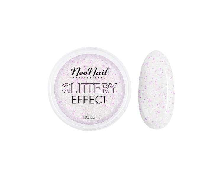 Neonail Glittery Effect No.02 Nail Art Glitter Powder Dust UV Gel Manicure