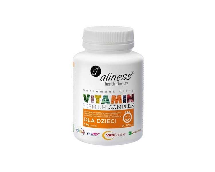 ALINESS Premium Kids Vitamin Complex 120 Chewable Tablets
