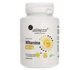 Aliness Vitamin C 500mg Microractive Long-Released 12h 100 Capsules