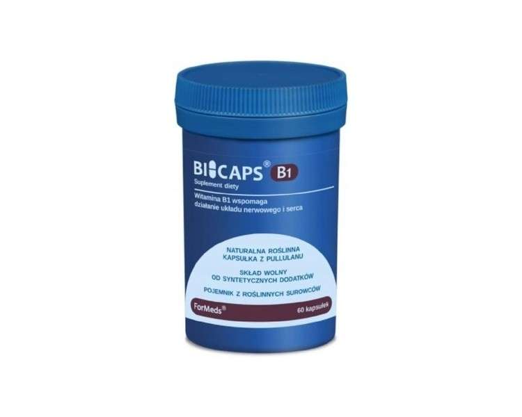 ForMeds Bicaps Vitamin B1 Thiamin for Nervous and Cardiovascular System 60 Capsules