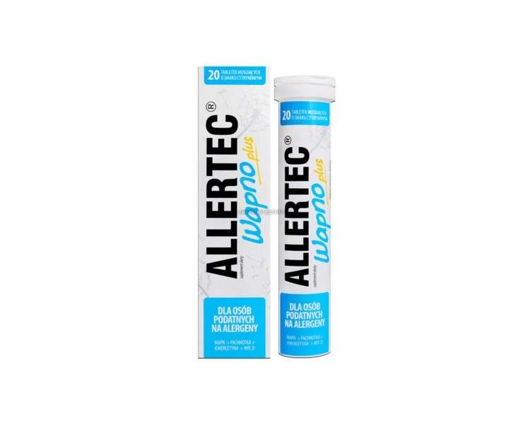 Allertec Calcium Plus Allergy 20 Effervescent Tablets