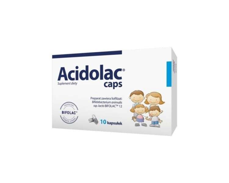 Acidolac Caps 10 Capsules