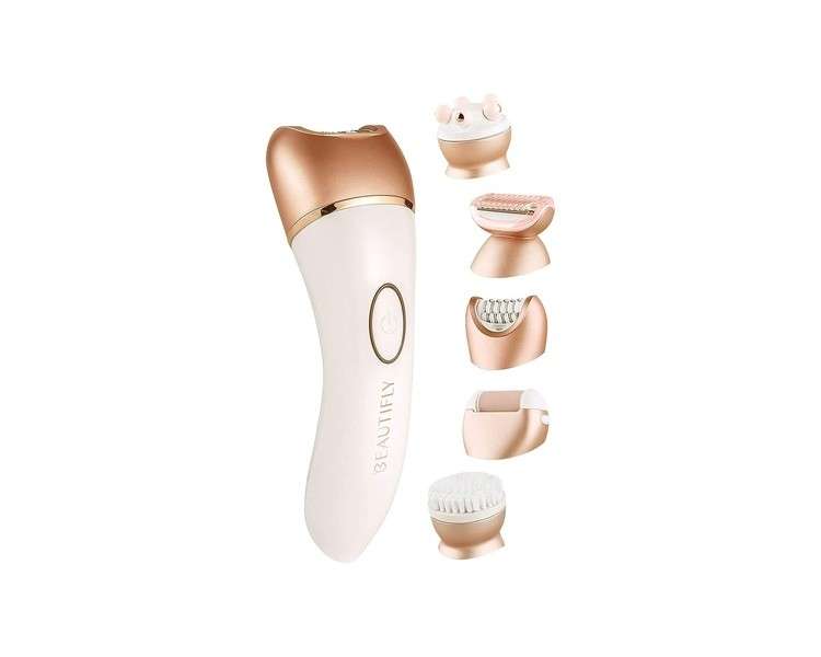 Beautifly B-Beauty Epilator, Electric Foot File, Body Massager, Women's Shaver 5-in-1 400g