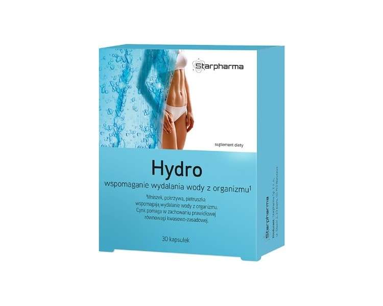 Starpharma Hydro Water Elimination Dietary Supplement with Plant Extracts 30 Capsules