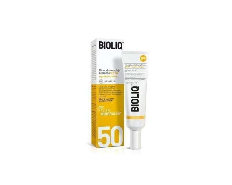 Bioliq LSF 50 Mineral Protective Emulsion Mineral Filter UVA UVB 30ml