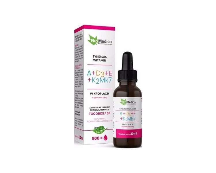 Ekamedica Synergia Vitamins A+D3+E+K2Mk7 30ml