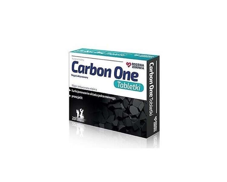 Rodzina Zdrowia Carbon One 20 Tablets