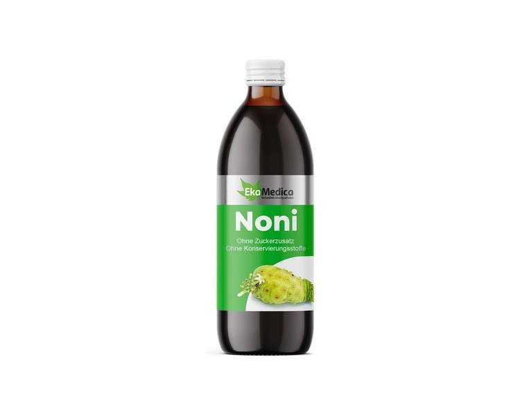 EkaMedica NONI Indian Mulberry Dietary Supplement - Natural Pure Juice - No Added Sugar Preservatives Fragrances 1000ml