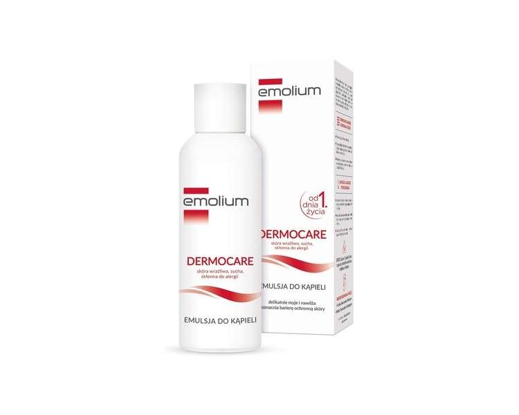 Emolium Bath Emulsion for Dry Atopic Skin Baby and Adult 400ml