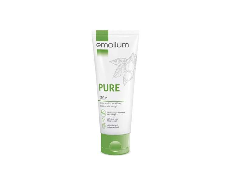 Emolium Pure Cream 1st Day of Life Vegan Natural Cosmetics 75ml