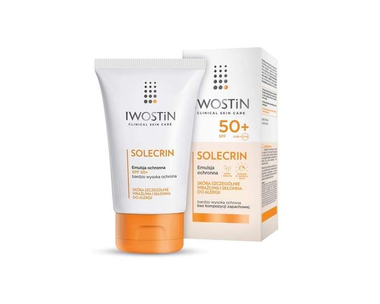 Iwostin Solecrin Protective Emulsion with SPF 50+ Sunscreen 100ml