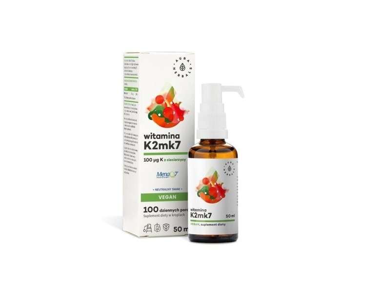 Aura Herbals Vitamin K2 100mcg Vegan 50ml