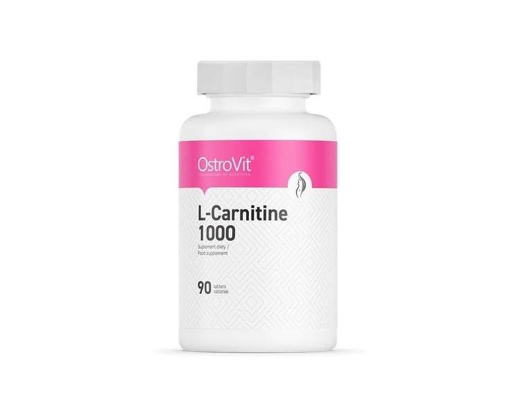 OstroVit L-Carnitine 1000mg Weight Loss Energy 90 Tablets