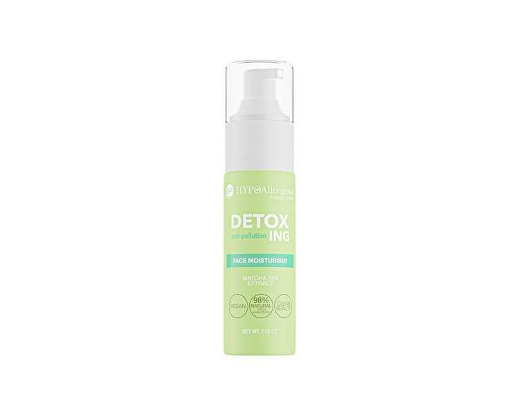 Bell Hypoallergenic Detoxing Face Moisturizer Gel with Matcha Tea Extract 30g