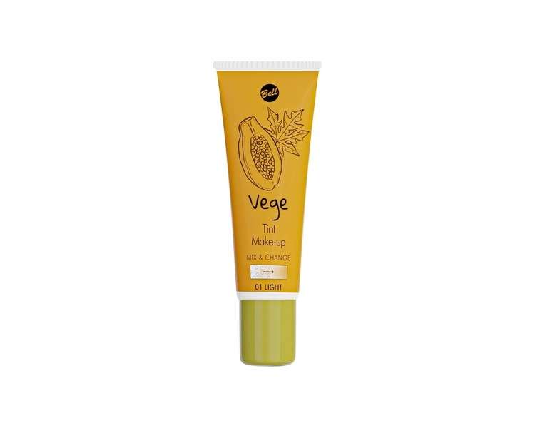 Bell Vege Tint Make Up Self Adjusting Vegan Foundation Primer 01 Light 20g