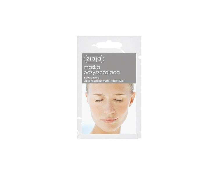 Ziaja Cleansing Face Mask with Gray Clay 7ml Sachet