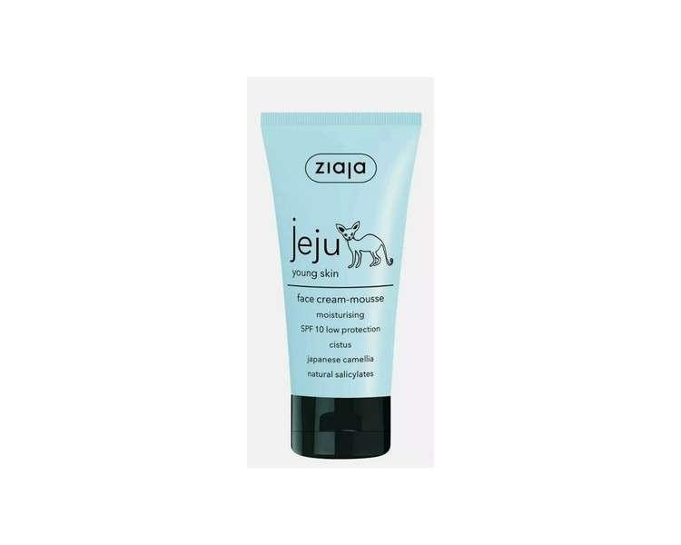 Ziaja Jeju Young Skin Moisturising Face Cream Mousse with SPF10 50ml