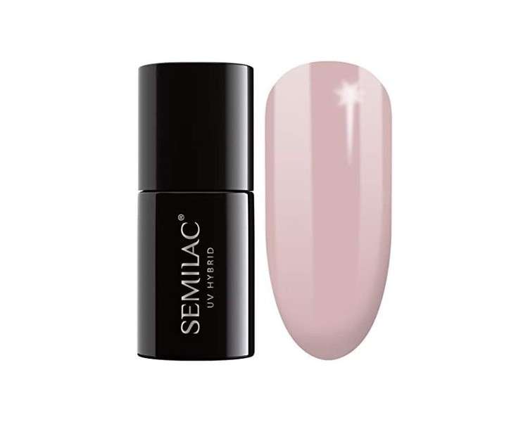 Semilac UV Nail Polish Beige Color 135 Frappe 7ml