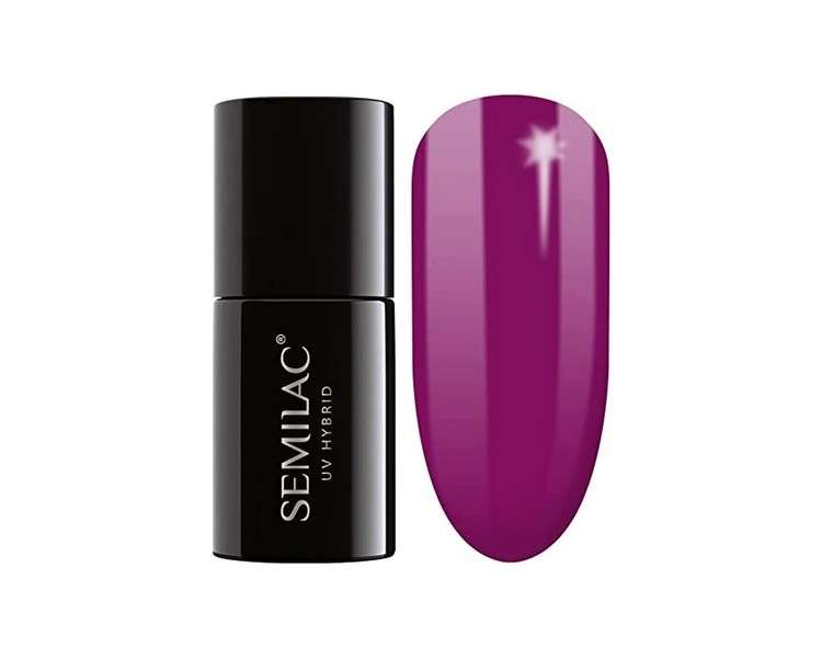 Semilac 034 UV Hybrid Nail Polish Mardi Gras 7ml