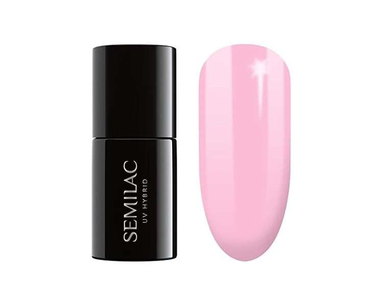 Semilac UV Nail Polish Sweet Pink 003 7ml - Colorful and Long-Lasting Nail Polish for Intensive Nails