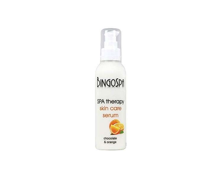 BINGOSPA Chocolate and Orange Body Serum for SPA Therapy, Body Care, Moisturizing and Softening Skin - 135g