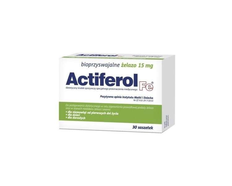 ActiFerol Fe 15mg 30 Sachets